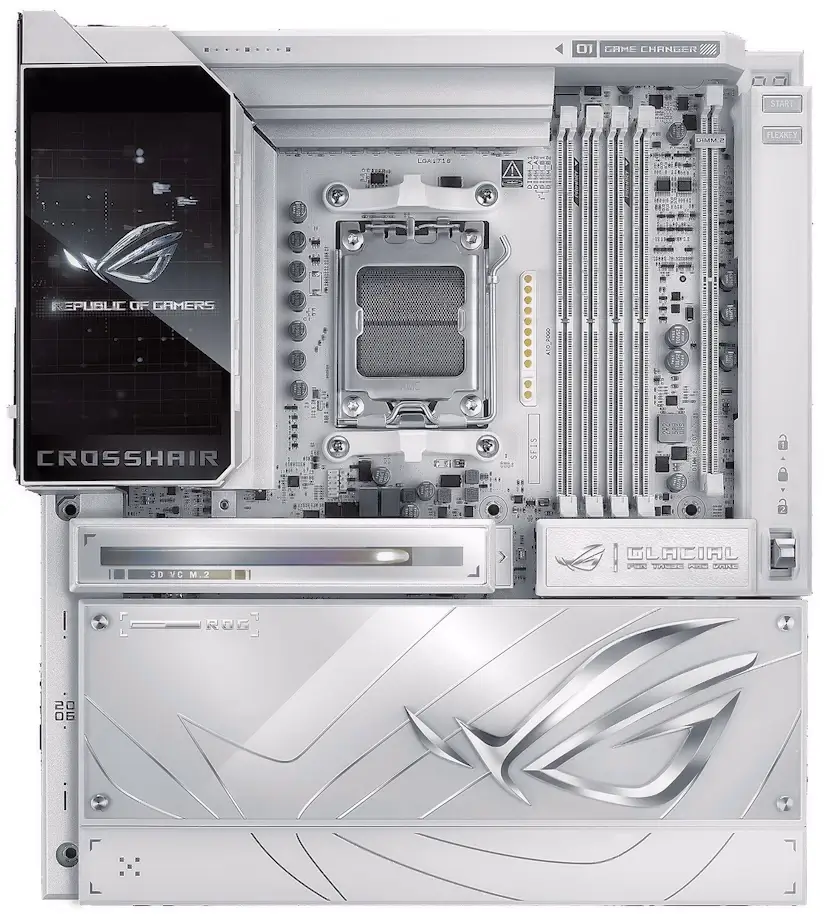 Informático Soto del Real - Montaje Placa Base ASUS ROG CROSSHAIR X870E GLACIAL Soto del Real